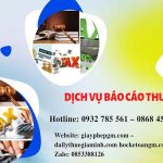 Phí dịch vụ báo cáo thuế gtgt tại thành phố cần thơ 6 Hồ sơ báo cáo thuế GTGT tại Thành Phố Cần Thơ
