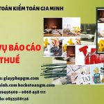 PHÍ DỊCH VỤ BÁO CÁO THUẾ GTGT TẠI THÀNH PHỐ HÀ NỘI 6 Hồ sơ báo cáo thuế GTGT tại Thành Phố Hà Nội