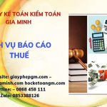 PHÍ DỊCH VỤ BÁO CÁO THUẾ GTGT TẠI THỊ XÃ SƠN TÂY 6 Hồ sơ báo cáo thuế GTGT tại Thị Xã Sơn Tây