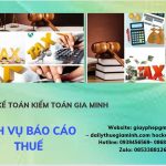PHÍ DỊCH VỤ BÁO CÁO THUẾ GTGT TẠI VĨNH LONG 6 Hồ sơ báo cáo thuế GTGT tại Vĩnh Long