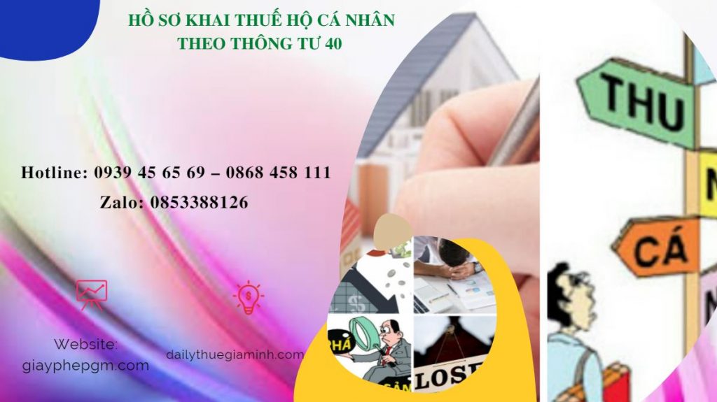Hồ sơ khai thuế hộ cá nhân theo Thông tư 40 5 Hồ sơ khai thuế cho thuê nhà theo thông tư 40/2021