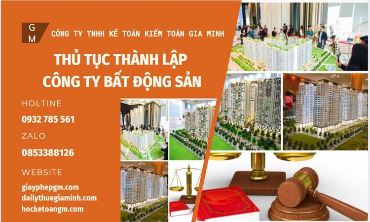 Hồ sơ thành lập công ty bất động sản tại Yên Bái