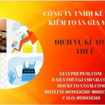 BẢNG GIÁ DỊCH VỤ KẾ TOÁN THUẾ TRỌN GÓI TẠI BÀ RỊA VŨNG TÀU 6 Kê khai dịch vụ kế toán thuế trọn gói tại Bà Rịa Vũng Tàu