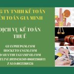 Kê khai dịch vụ kế toán thuế trọn gói tại Huyện Phúc Thọ 