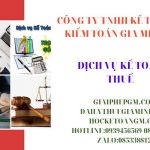 Bảng giá dịch vụ kế toán thuế trọn gói tại huyện Thường Tín 6 Kê khai dịch vụ kế toán thuế trọn gói tại Huyện Thường Tín