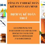 Kê khai dịch vụ kế toán thuế trọn gói tại Quận Hà Đông 
