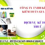 BẢNG GIÁ DỊCH VỤ KẾ TOÁN THUẾ TRỌN GÓI TẠI QUẬN HOÀNG MAI 6 Kê khai dịch vụ kế toán thuế trọn gói tại Quận Hoàng Mai