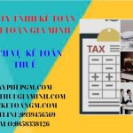 BẢNG GIÁ DỊCH VỤ KẾ TOÁN THUẾ TRỌN GÓI TẠI THANH HÓA 6 Kê khai dịch vụ kế toán thuế trọn gói tại Thanh Hóa