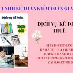 BẢNG GIÁ DỊCH VỤ KẾ TOÁN THUẾ TRỌN GÓI TẠI TP HÀ NỘI 6 Kê khai dịch vụ kế toán thuế trọn gói tại TP Hà Nội