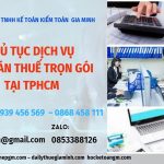 BẢNG GIÁ DỊCH VỤ KẾ TOÁN THUẾ TRỌN GÓI TẠI TPHCM 6 Kê khai dịch vụ kế toán thuế trọn gói tại TPHCM
