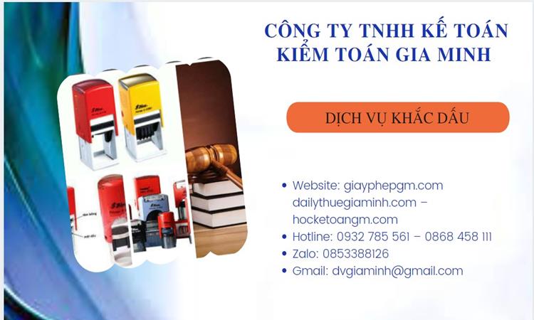 LÀM CON DẤU NHANH TẠI LÂM ĐỒNG 4 Khắc dấu tại Lâm Đồng online giá rẻ