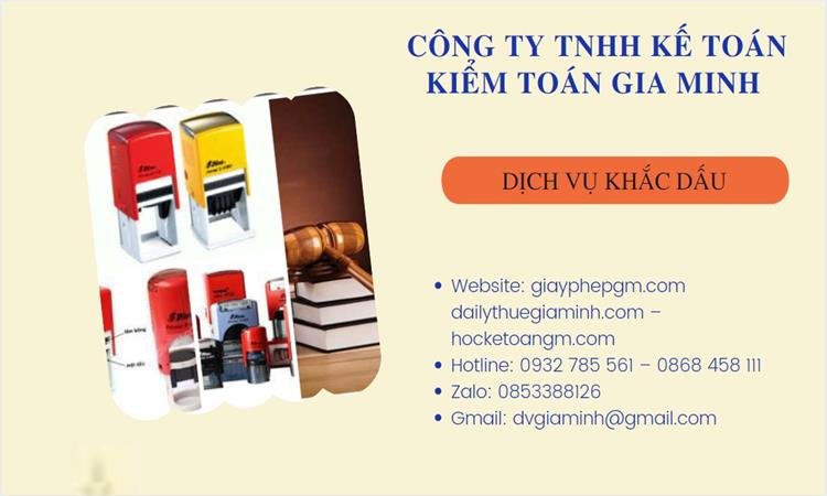 Làm con dấu nhanh tại lạng sơn 4 Khắc dấu tại Lạng Sơn online giá rẻ