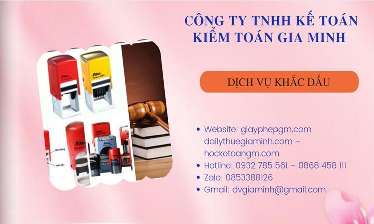 Khắc dấu tại Thừa Thiên Huế online giá rẻ
