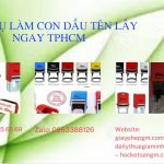 DỊCH VỤ LÀM CON DẤU TÊN LẤY NGAY TPHCM 18 Làm con dấu giá rẻ tại TPHCM