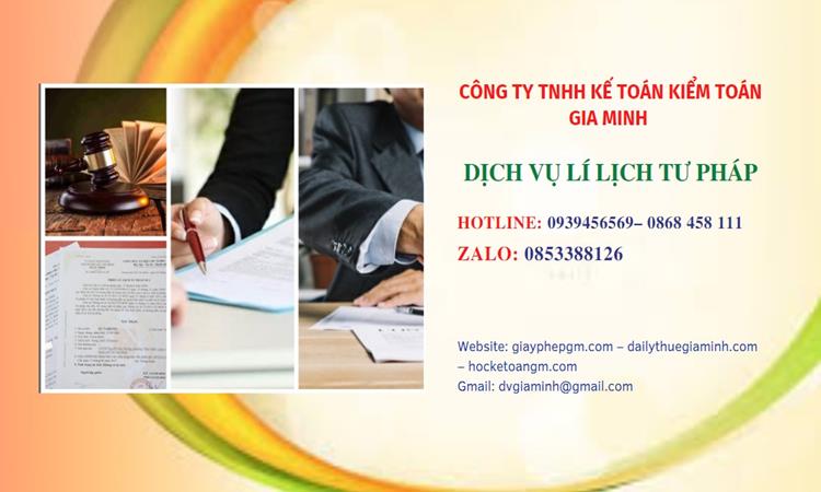 DỊCH VỤ LÀM LÝ LỊCH TƯ PHÁP TẠI AN GIANG GIÁ RẺ 5 Làm lý lịch tư pháp 1 và 2 trọn gói tại An Giang
