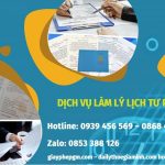 Làm lý lịch tư pháp số 2 tại Hà Nội giá rẻ
