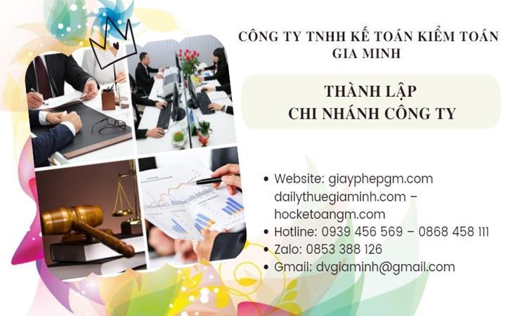 Lập chi nhánh công ty tại Hải Phòng