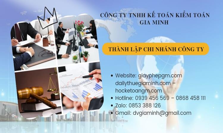 Lập chi nhánh công ty tại TPHCM