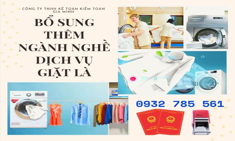 Mã ngành nghề kinh doanh dịch vụ giặt là