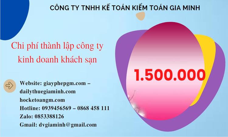Phí thành lập công ty kinh doanh khách sạn ở Bắc Giang