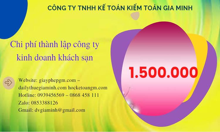 Phí thành lập công ty kinh doanh khách sạn ở Đà Nẵng
