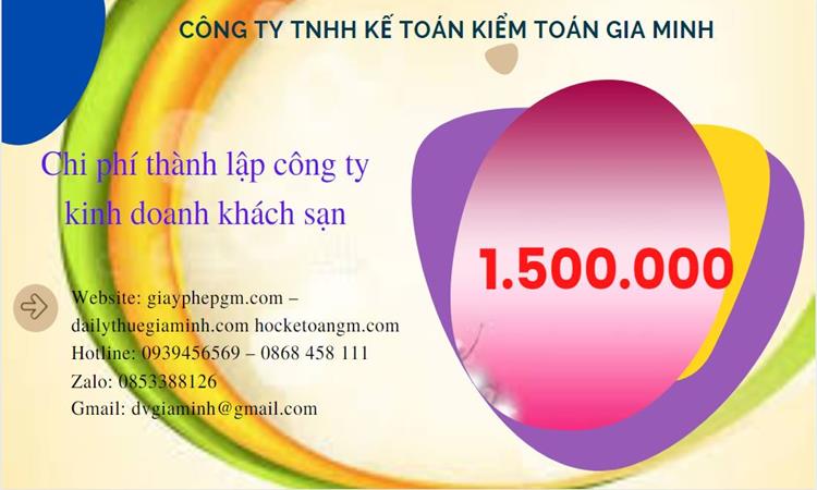 Phí thành lập công ty kinh doanh khách sạn ở Hải Phòng