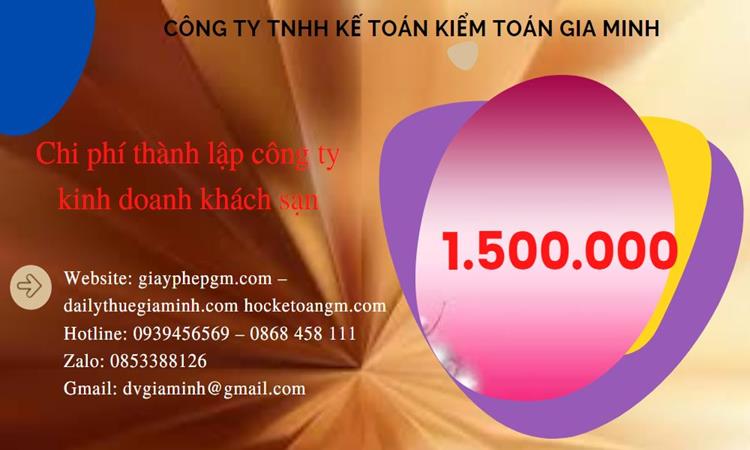Phí thành lập công ty kinh doanh khách sạn ở Hưng Yên