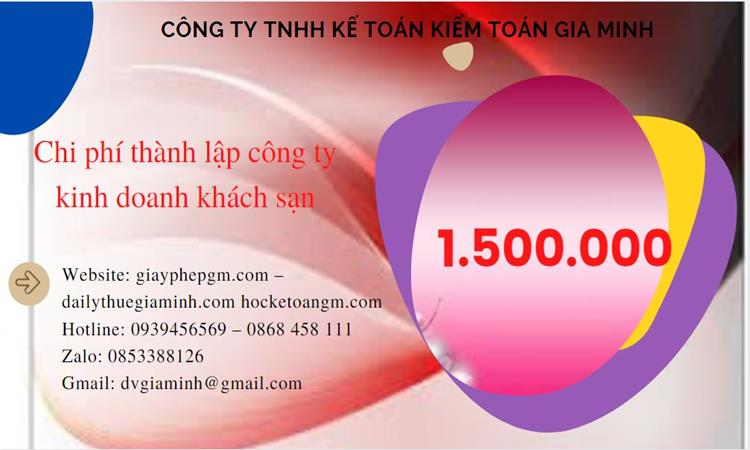 Phí thành lập công ty kinh doanh khách sạn ở Huyện Văn Giang