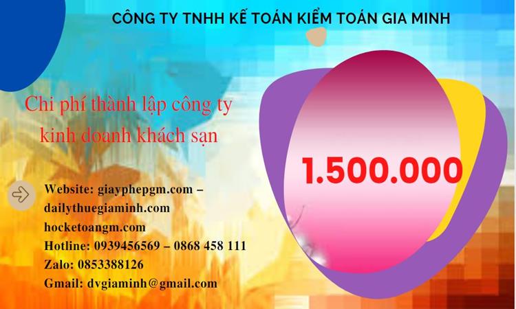 Phí thành lập công ty kinh doanh khách sạn ở Quận Hoàn Kiếm
