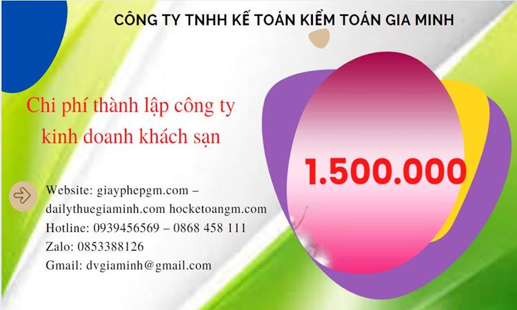 Phí thành lập công ty kinh doanh khách sạn ở Quảng Ninh
