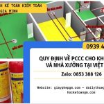 QUY ĐỊNH VỀ PCCC KHO HÀNG NHÀ XƯỞNG THEO NGHỊ ĐỊNH 79 6 Quy định về PCCC cho kho hàng và nhà xưởng tại Việt Nam