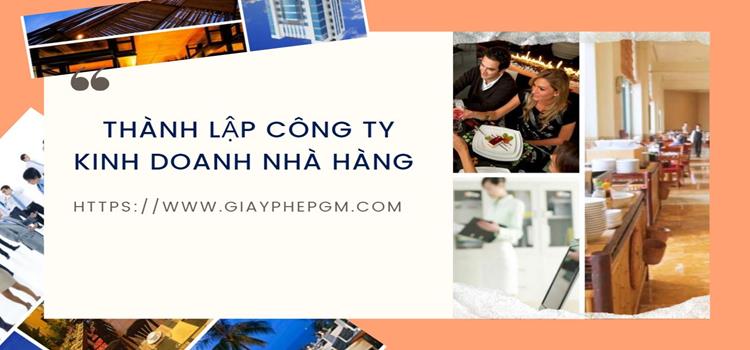 Quy trình thành lập công ty kinh doanh nhà hàng năm 2021 Điện Biên