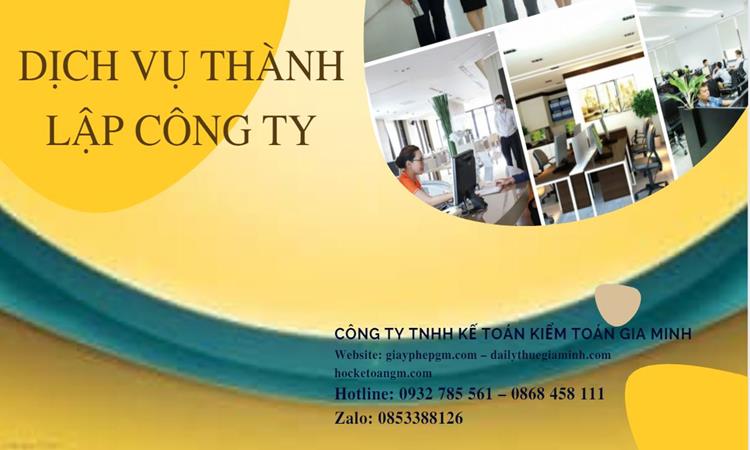 Quy trình thành lập công ty kinh doanh nhà hàng năm 2021 Đồng Tháp