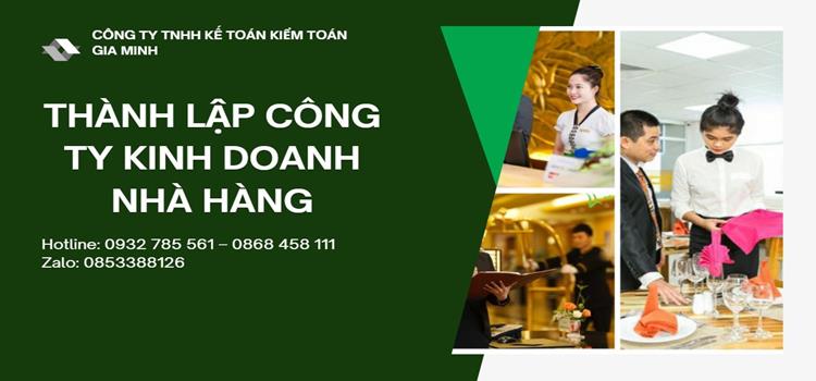 Quy trình thành lập công ty kinh doanh nhà hàng năm 2021 Hà Giang