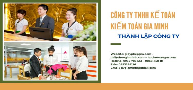 Quy trình thành lập công ty kinh doanh nhà hàng năm 2021 Hải Dương