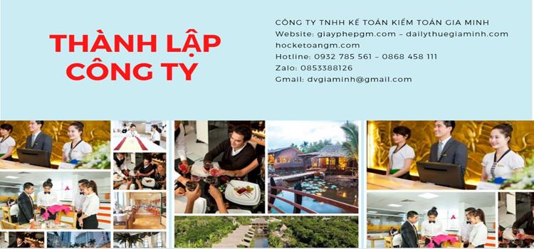 Quy trình thành lập công ty kinh doanh nhà hàng năm 2021 Huyện Cần Giờ
