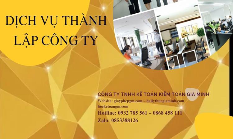 Quy trình thành lập công ty kinh doanh nhà hàng năm 2021 Huyện Đan Phượng