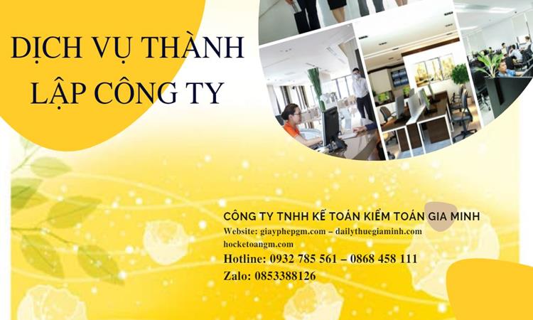 Quy trình thành lập công ty kinh doanh nhà hàng năm 2021 Huyện Phú Xuyên