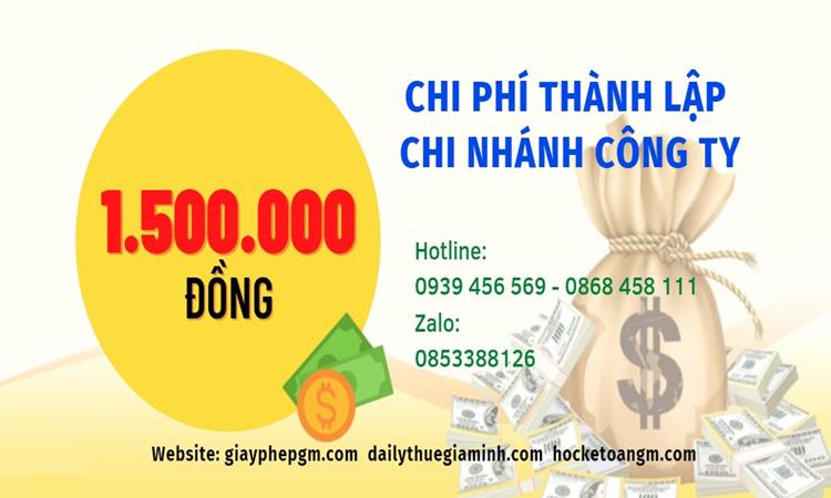  Thành lập chi nhánh công ty giá rẻ tại Cần Thơ