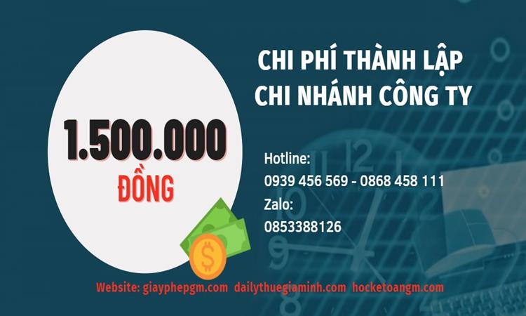 Thành lập chi nhánh công ty giá rẻ tại Hải Phòng