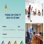 Thành lập công ty dịch vụ vệ sinh nhanh chóng 