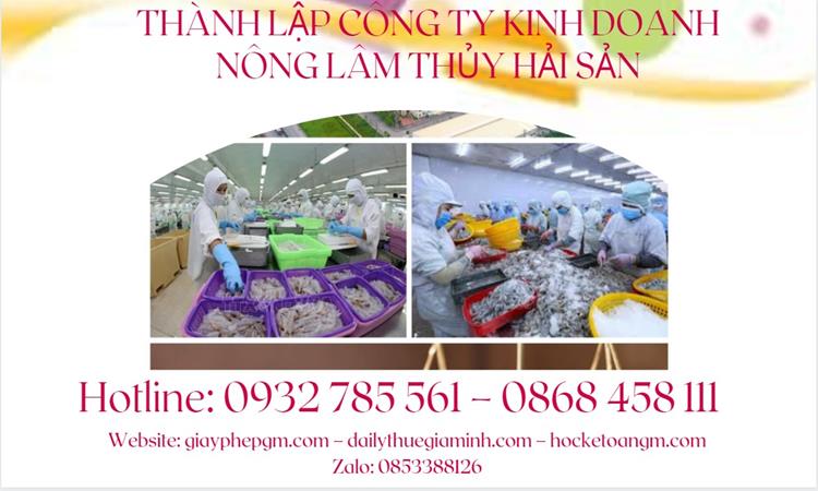 Thành lập công ty kinh doanh nông lâm thủy hải sản tại Huyện Ba Vì