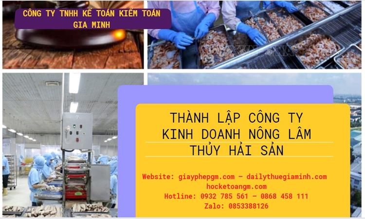 Thành lập công ty kinh doanh nông lâm thủy hải sản tại Huyện Cờ Đỏ
