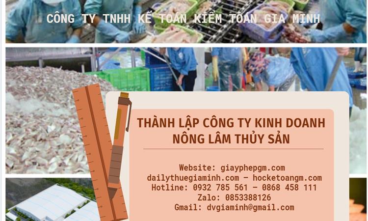 Thành lập công ty kinh doanh nông lâm thủy hải sản tại Huyện Đan Phượng