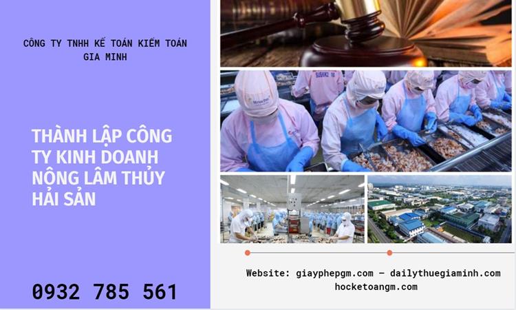 Thành lập công ty kinh doanh nông lâm thủy hải sản tại Huyện Lý Nhân