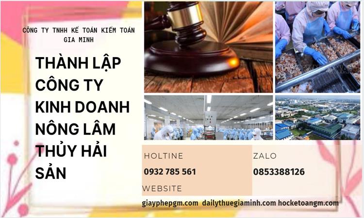 Thành lập công ty kinh doanh nông lâm thủy hải sản tại Huyện Phong Điền