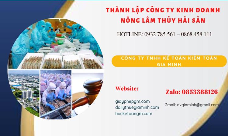 Thành lập công ty kinh doanh nông lâm thủy hải sản tại Huyện Phù Cừ