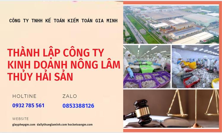 Thành lập công ty kinh doanh nông lâm thủy hải sản tại Huyện Phú Xuyên