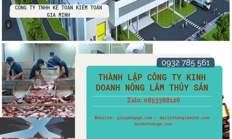 Thành lập công ty kinh doanh nông lâm thủy hải sản tại Huyện Quốc Oai