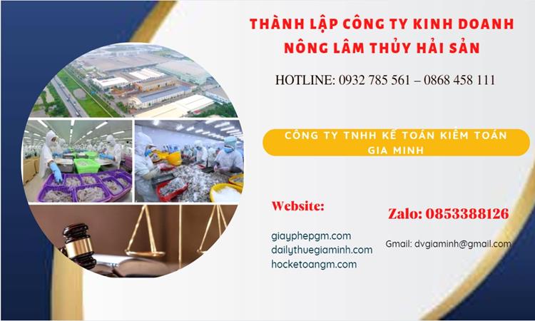 Thành lập công ty kinh doanh nông lâm thủy hải sản tại Huyện Thạch Thất